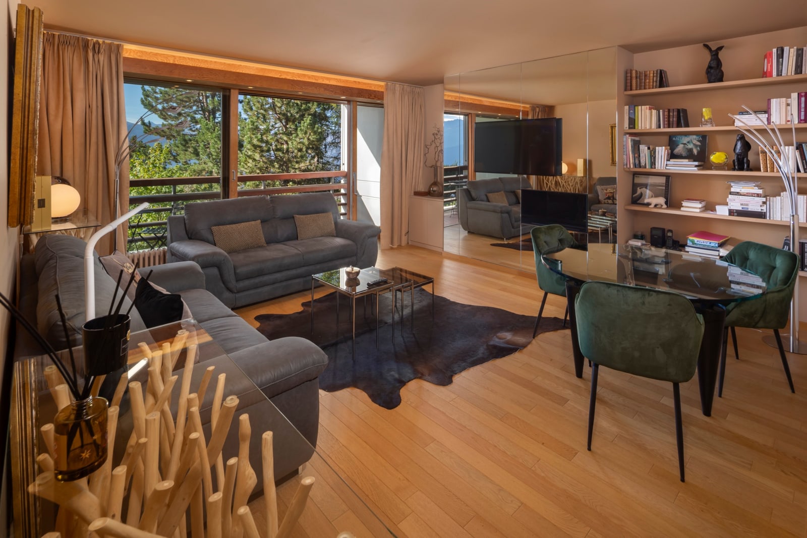 Appartement 2½ pces Ski-in&out avec services hôteliers à Crans-Montana