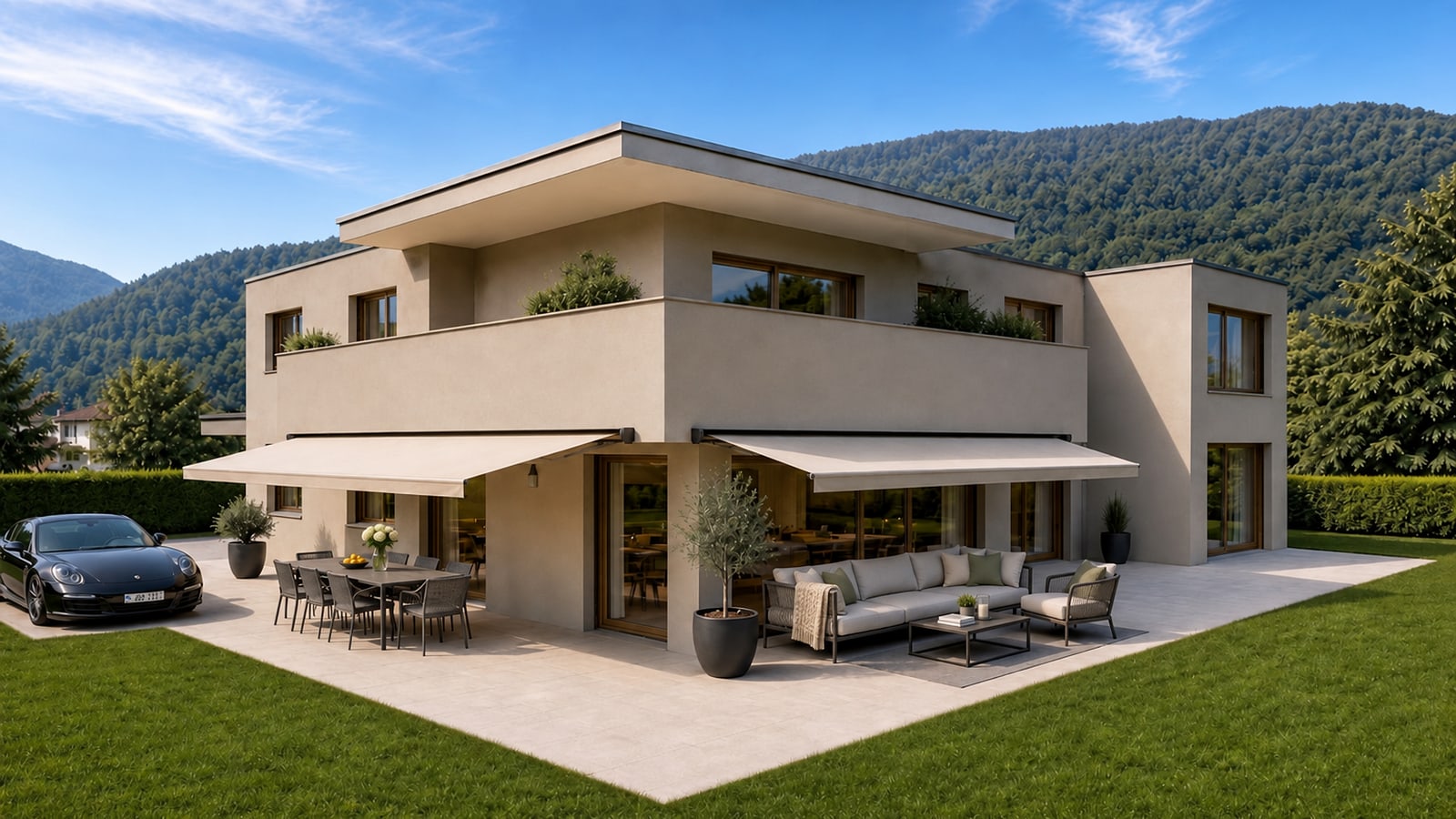 5pces Attique moderne aux portes de Sion